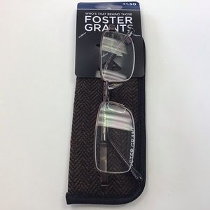 Men’s Foster Grant Reading Glasses with Case